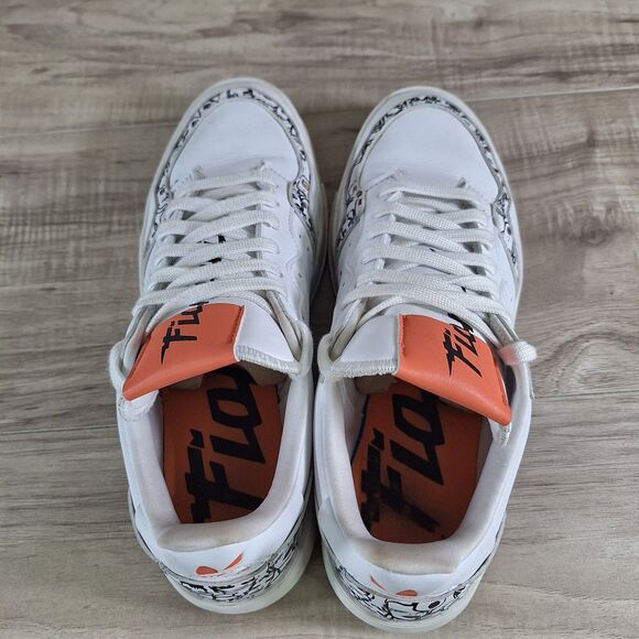 Adidas x Fiorucci Supercourt Semi Coral  ART EH1019 Sneakers Womens Size 9 shoes - Picture 7 of 10